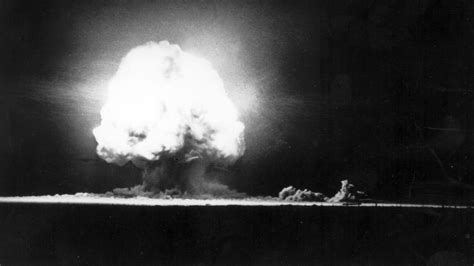 dropping the atomic bomb test